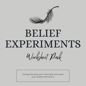 Belief &amp; Mindset Worksheet Pack